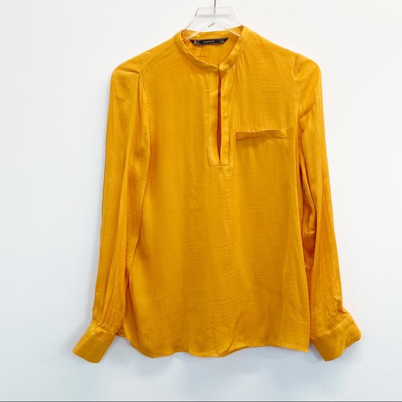Zara Tops - Zara Trafaluc Amber Long Sleeve Top Small